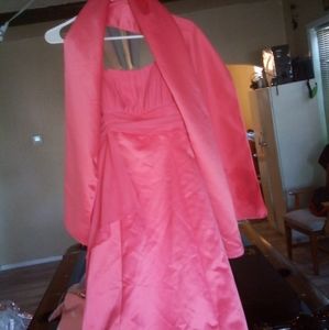 Pink formal gown